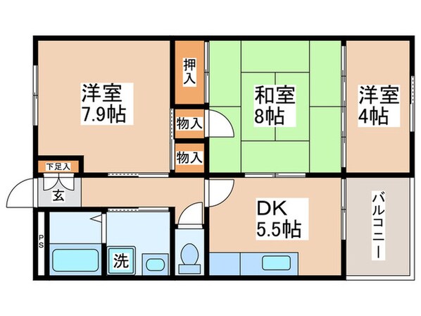 コトブキマンションの物件間取画像